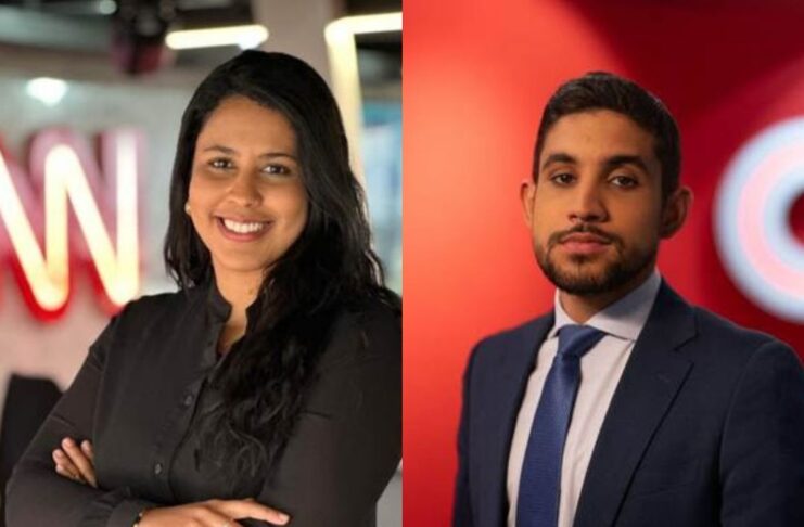 Cristiane Noberto e Danilo Moliterno garantem à CNN Brasil três prêmios